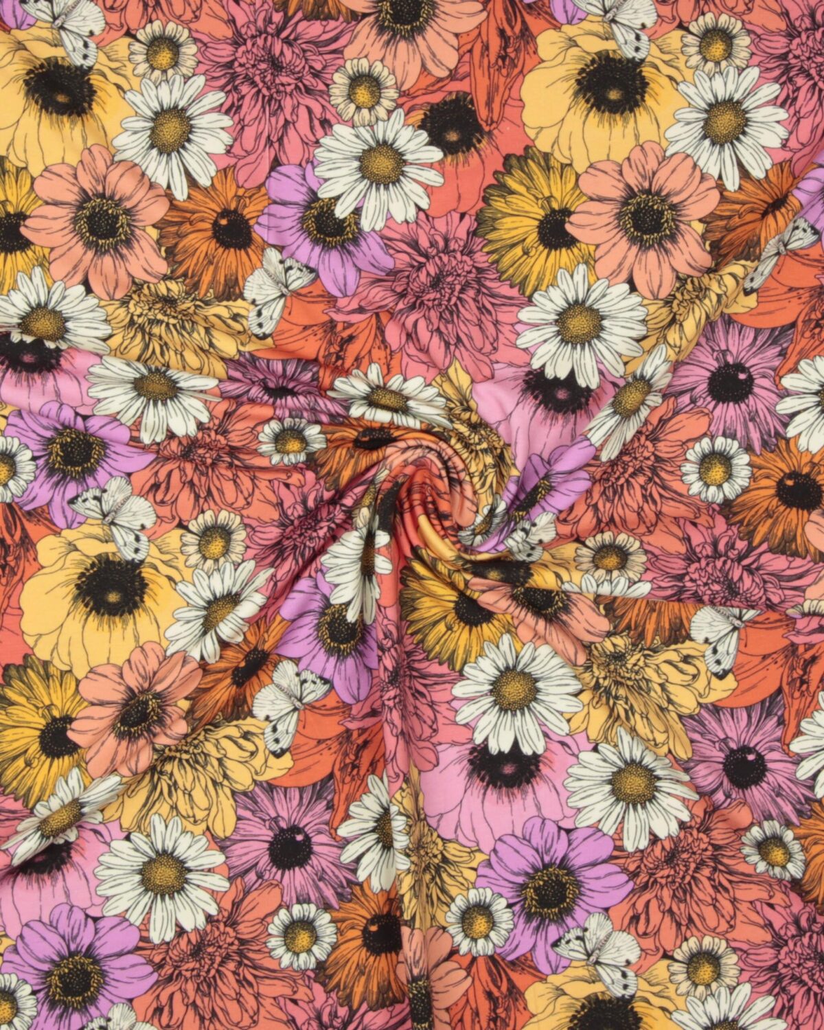 Store blomster - Jersey - Billede 2