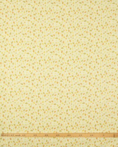 Biloba blade på gul bund - Patchwork