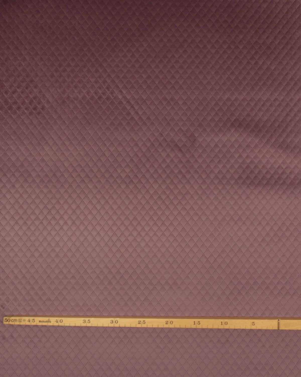 Mørk gammelrosa - Quiltet møbelvelour - Image 3