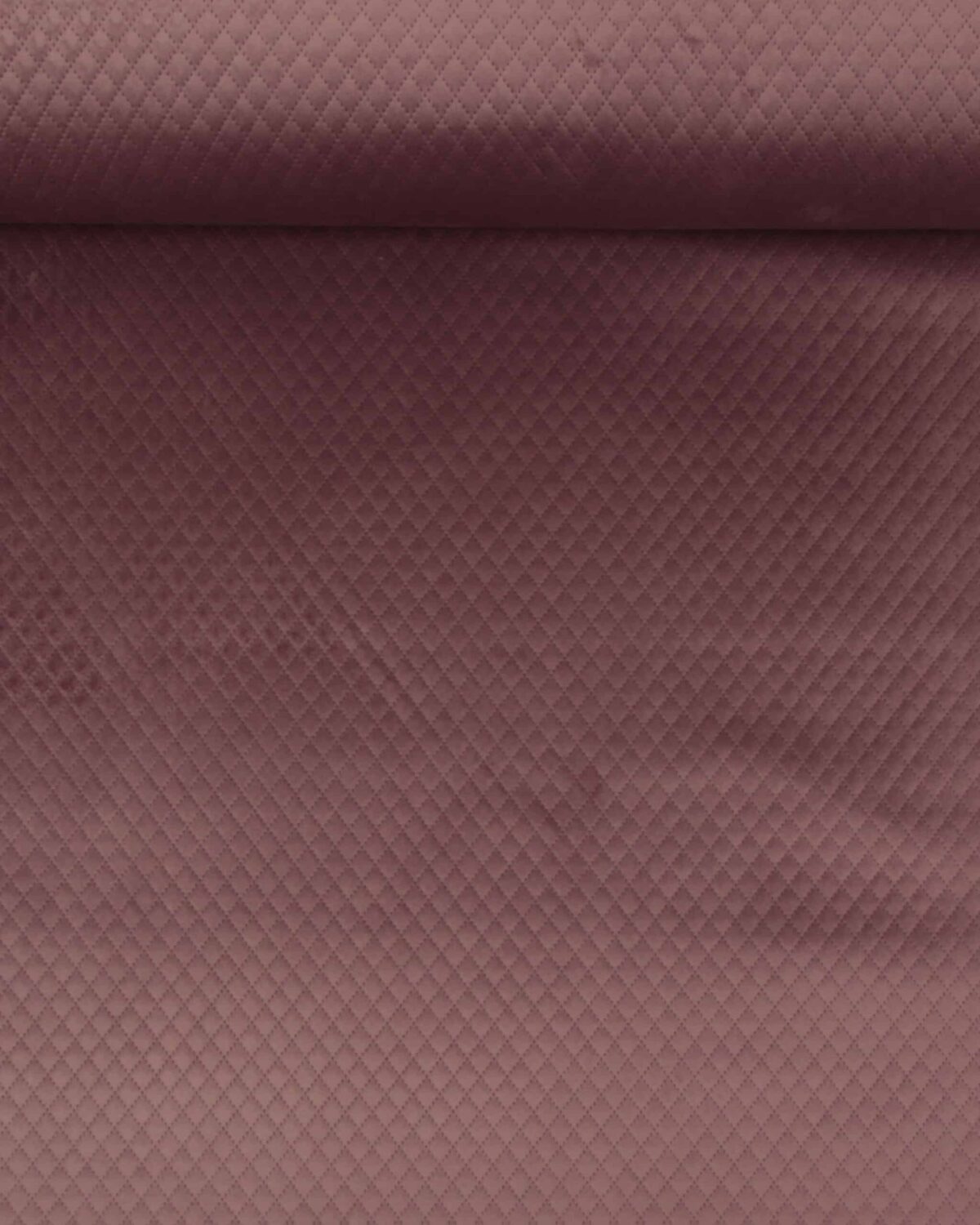 Mørk gammelrosa - Quiltet møbelvelour