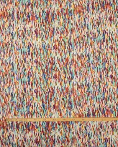 Multifarvet bølgemønster - Viskose 7 Multifarvet bølgemønster - Viskose