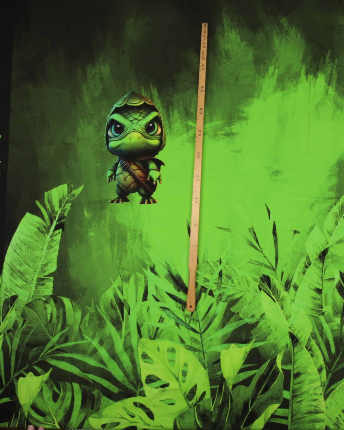 Little Ninja, et stort motiv - French Terry rapport - Billede 3