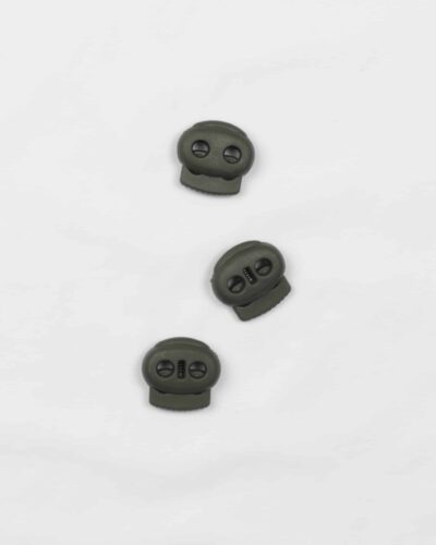 Armygrøn, 4,5 mm - snorestopper, dobbelt