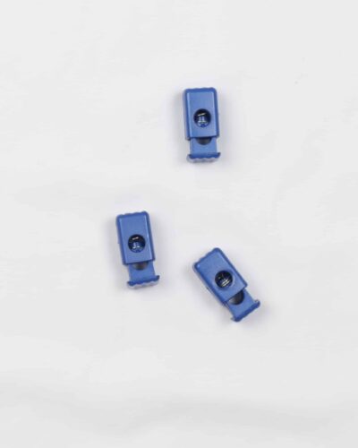 Koboltblå, 5 mm - snorestopper, enkelt