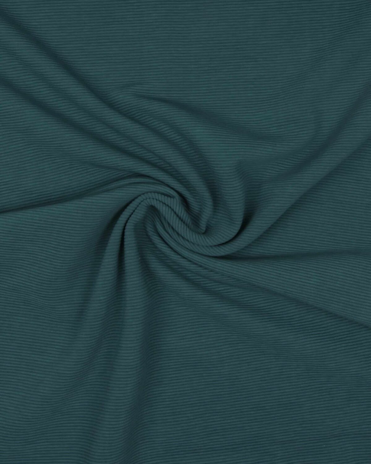 Petroleumsgrøn - Riflet jersey