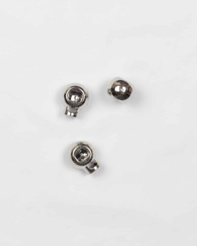 Sølv, 6x8 mm - snorestopper, enkelt