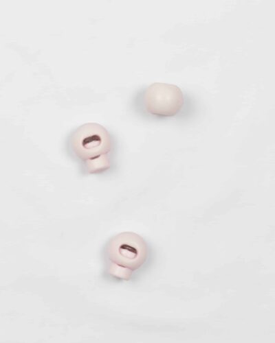 Sart lyserød, 6x8 mm - snorestopper, enkelt