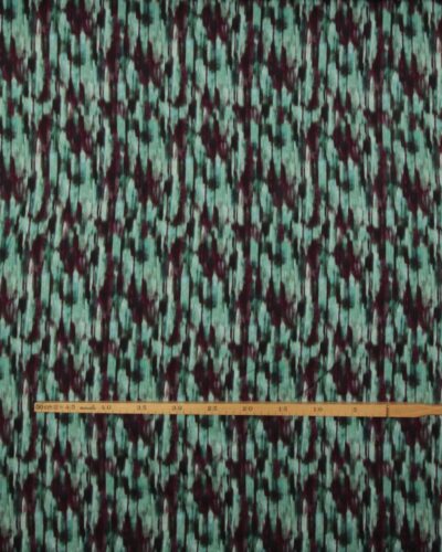 Aubergine og aquagrøn - Jersey