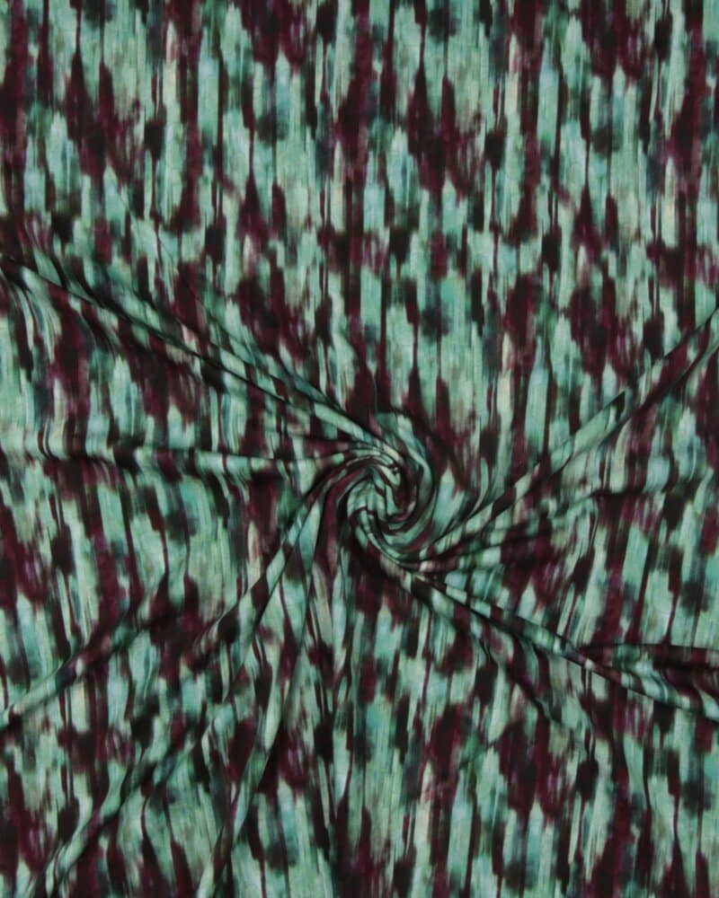 Aubergine og aquagrøn - Jersey - Image 2