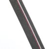 Mørkegrå m. hvid og rød - 40 mm blød elastik -