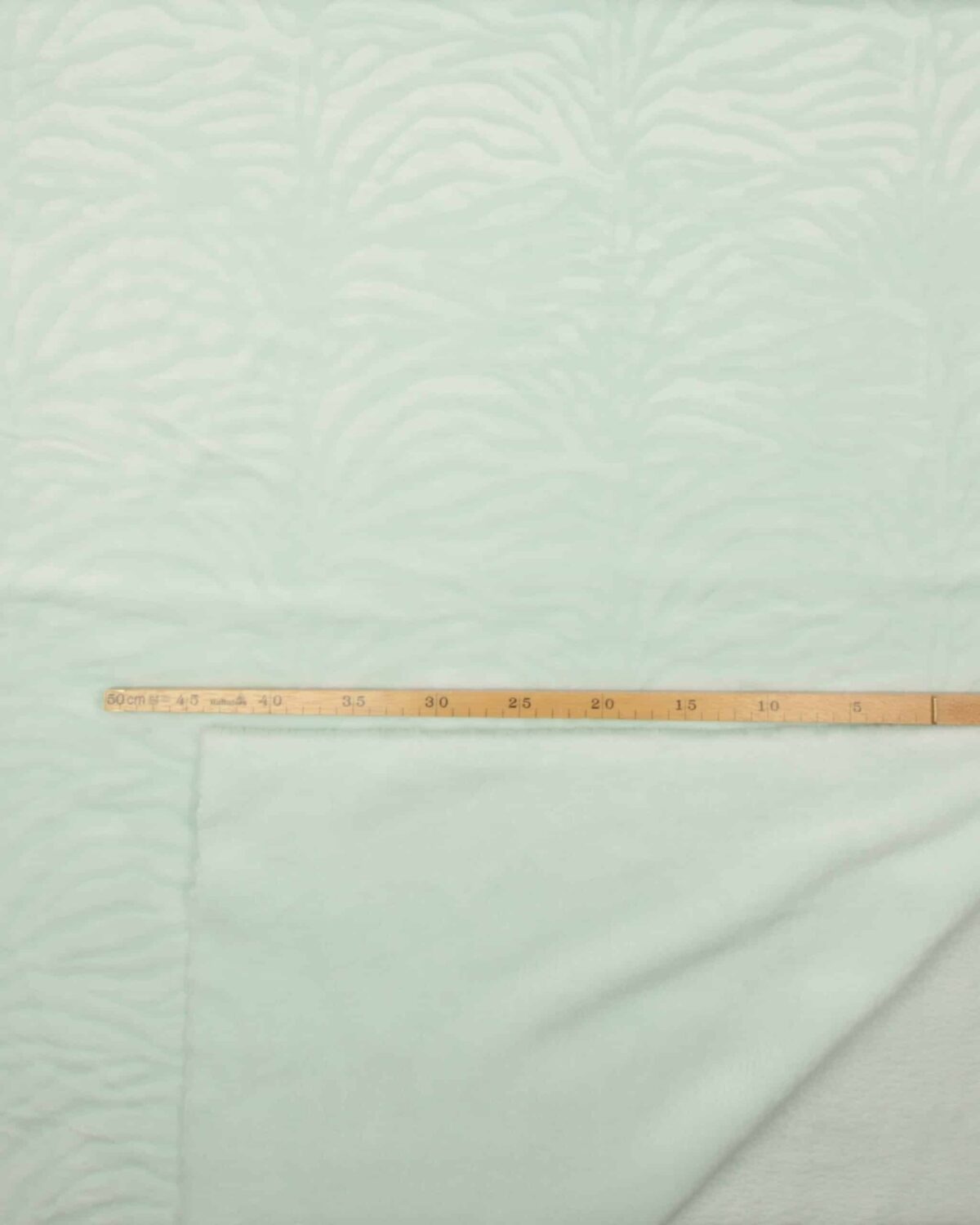 Mintgrøn med mønster - Microfleece - Image 3