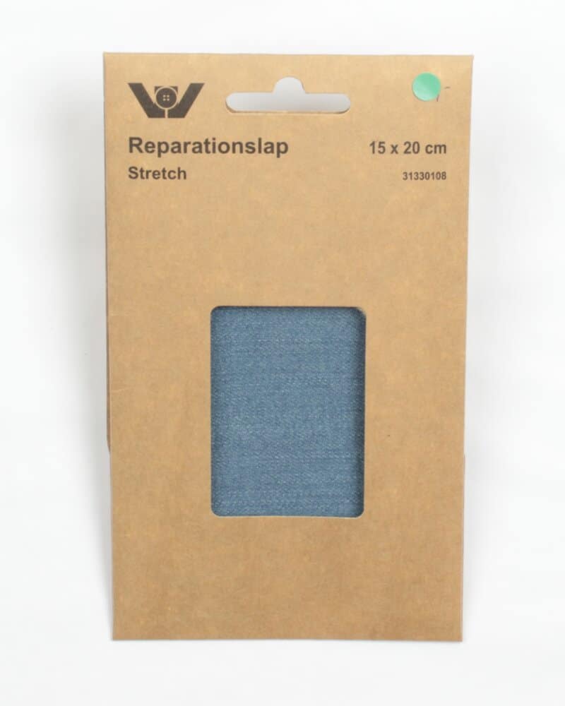 Jeans m. strecth, 15x20 cm - Stryge reparationslap -