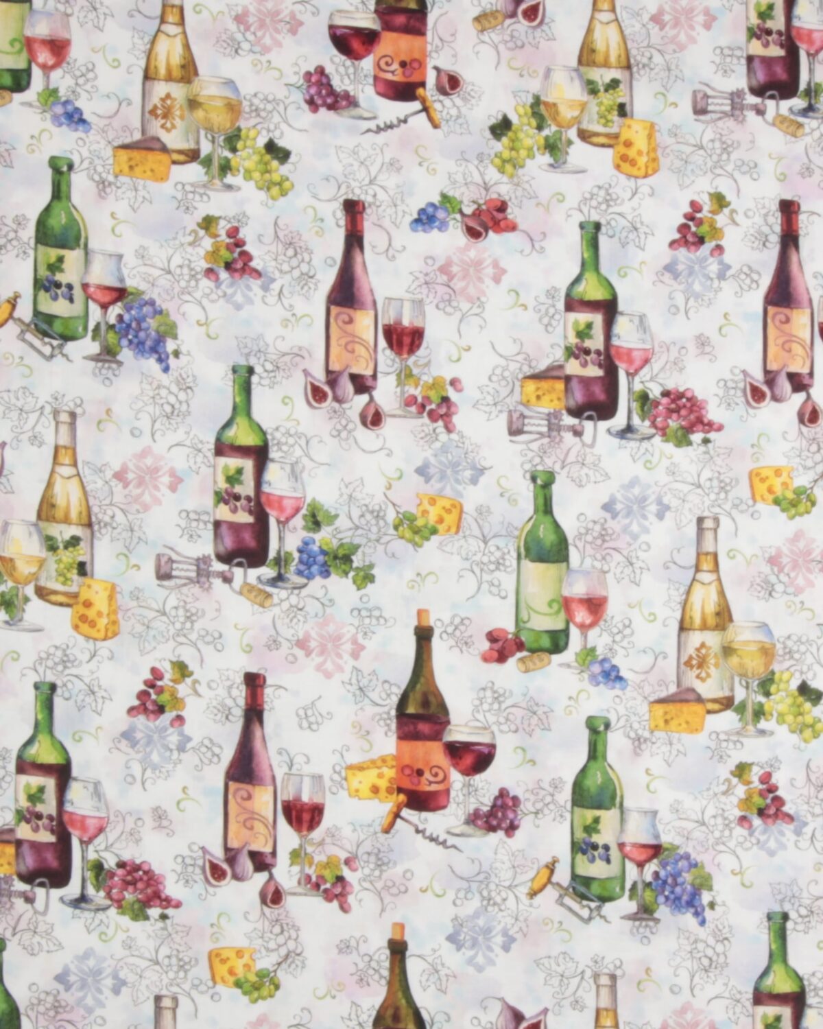 Wine Club, vin i flaske og glas - Patchwork