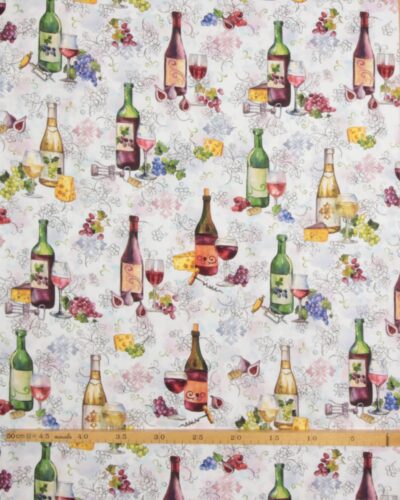 Wine Club, vin i flaske og glas - Patchwork