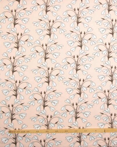 Sart lyserød med vintergækker - Jersey