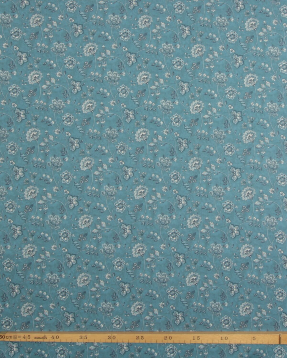 Genevieve, blå med blomster - Patchwork - Image 3
