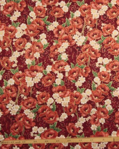 Poppy Hill, store blomster - Patchwork