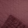 Mørk gammelrosa - Vatteret to-sidet