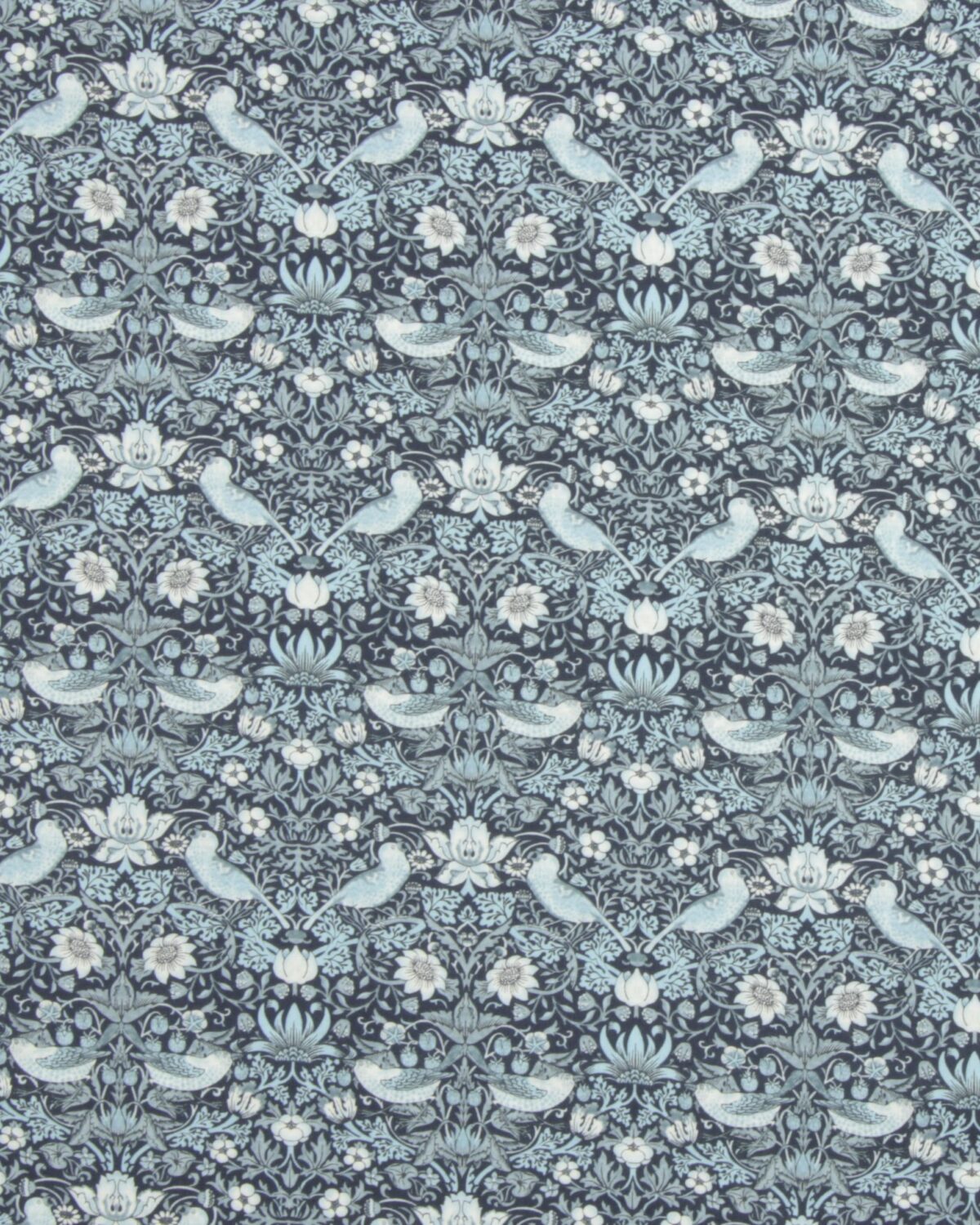 Mini Strawberry Thief, blå - William Morris - Billede 2