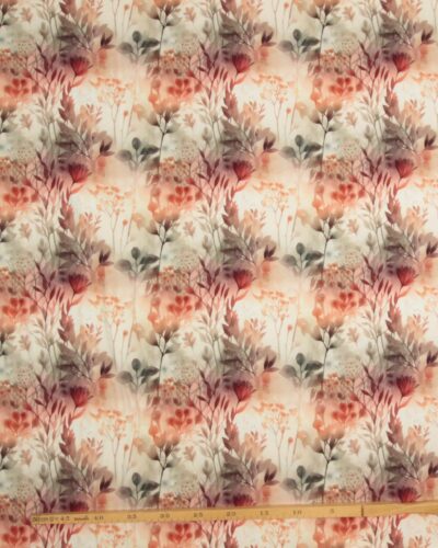 Blomster og bladmønster - Jersey