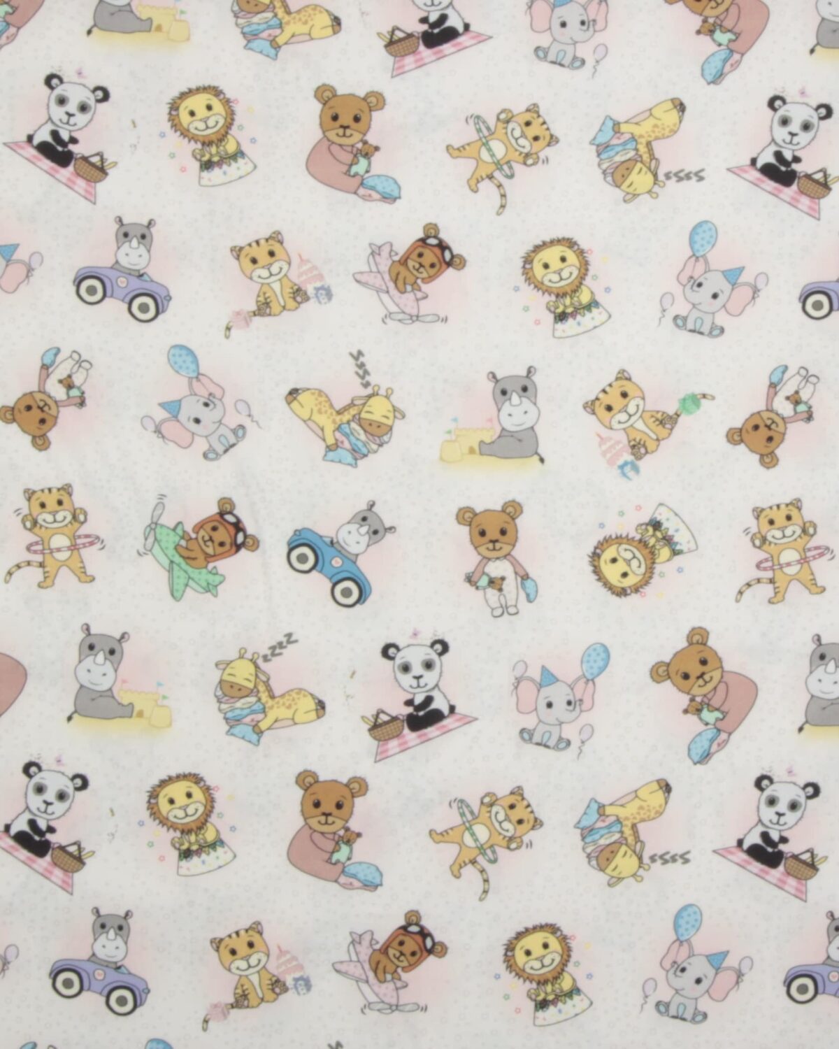 Vilde dyreunger der leger - Patchwork