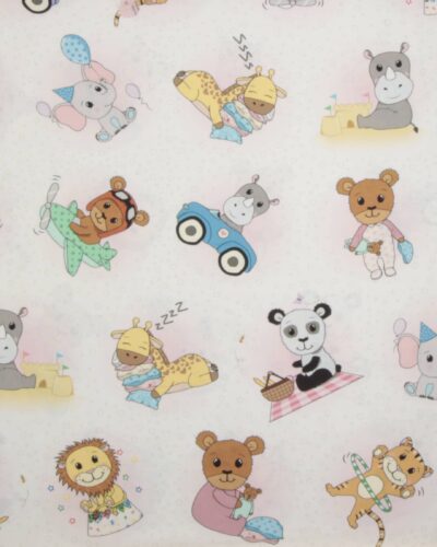 Store vilde dyreunger der leger - Patchwork