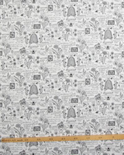 Blomster, bier og tekst - Patchwork