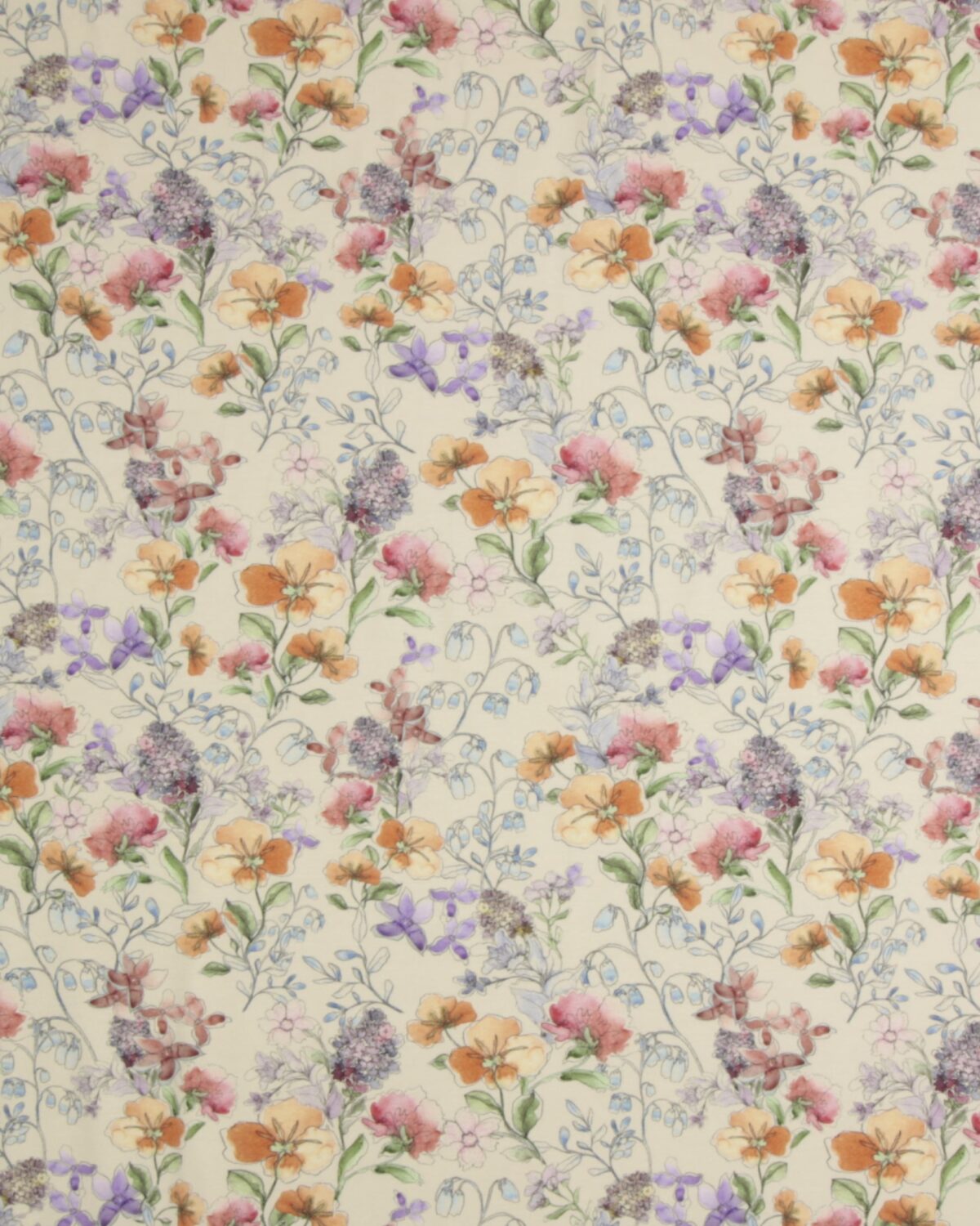Akvarel blomster - Jersey
