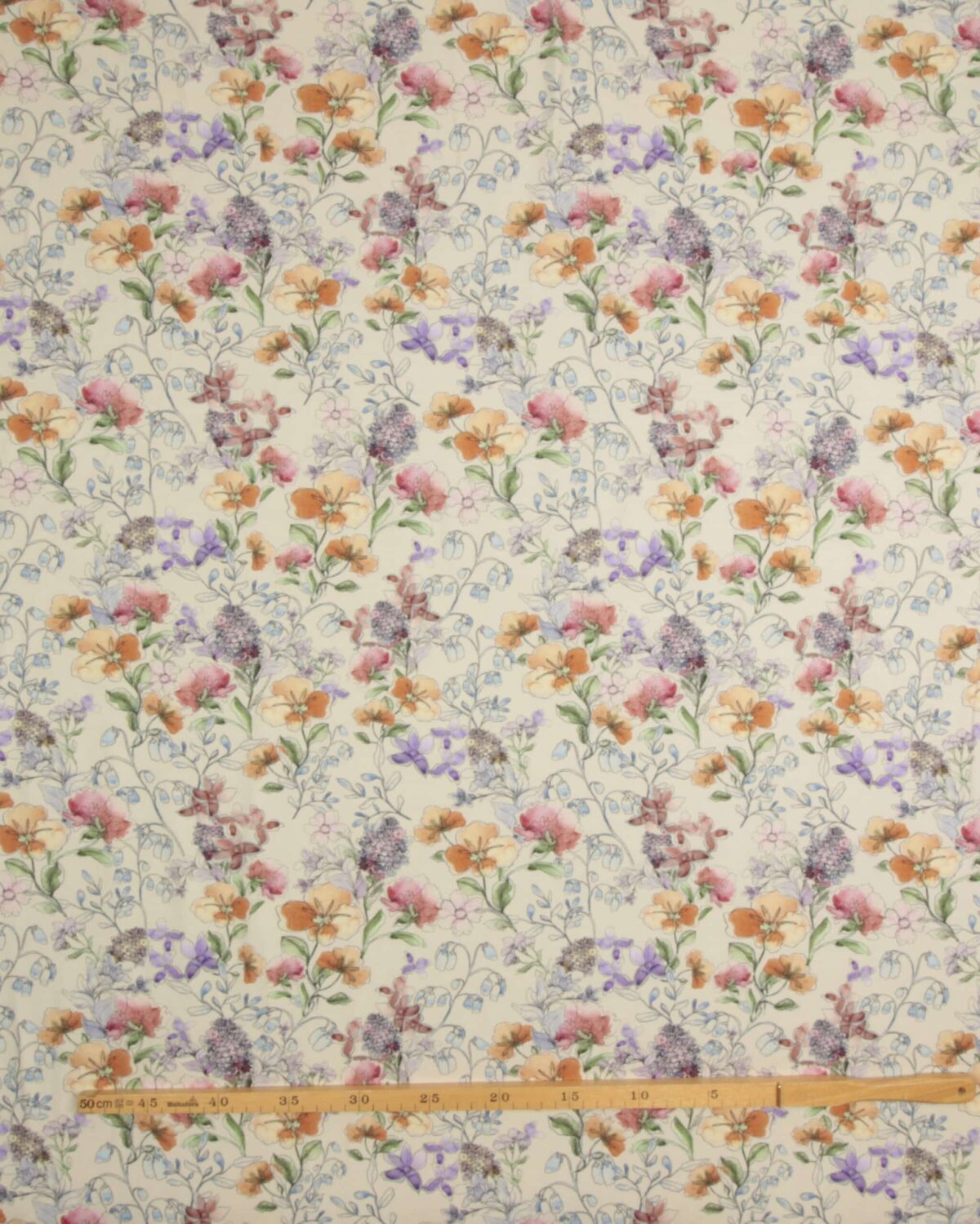 Akvarel blomster - Jersey - Billede 3