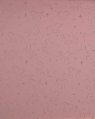 Mørk rosa m. reflekterende enhjørninge - Softshell