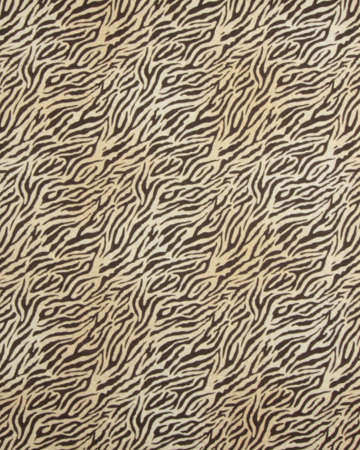 Dyrestriber, creme/sortbrun - Patchwork