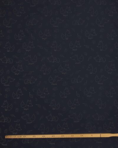 Mørkeblå m. reflekterende ræve - Softshell 7 Mørkeblå m. reflekterende ræve - Softshell