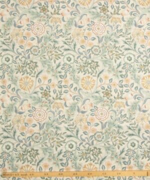 Wilhemina, creme bund m. blomster - William Morris