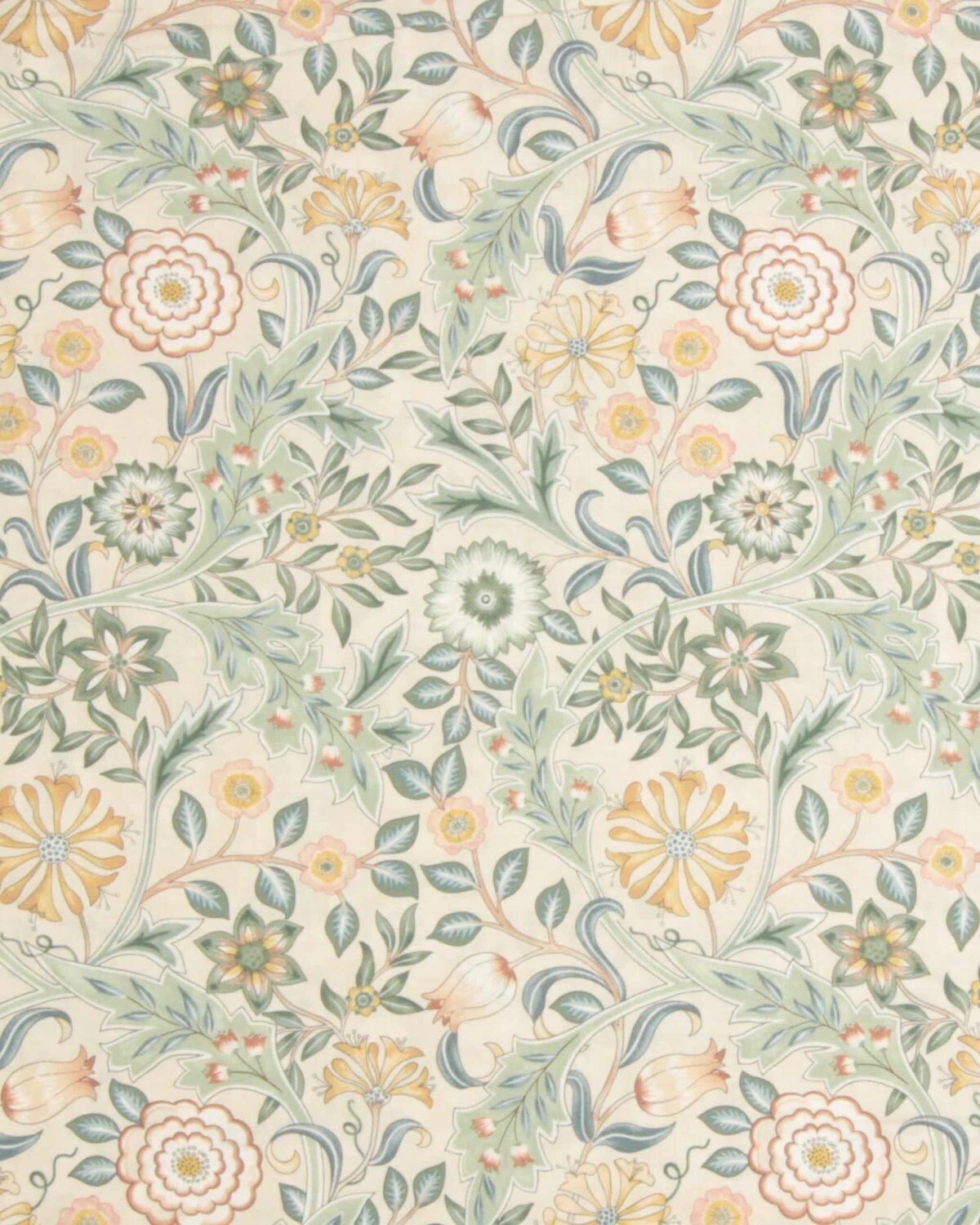 Wilhemina, creme bund m. blomster - William Morris - Image 2