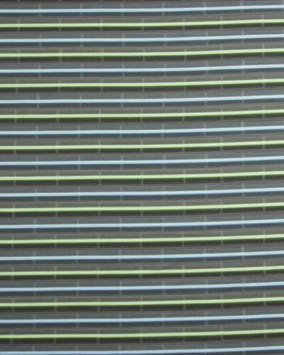 "Glow", murstensvæg m. lime/blå - French Terry