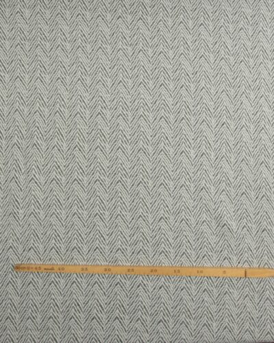 Sildebensmønster, koksgrå/hvid - Strik