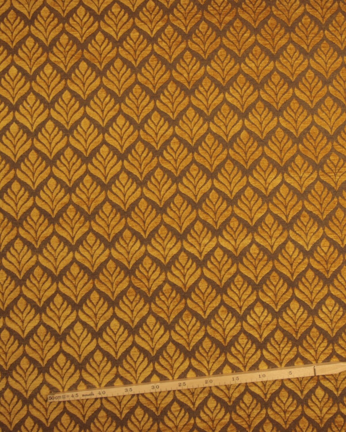 Orangegule ornamenter - Møbel/gardinstof - Billede 4