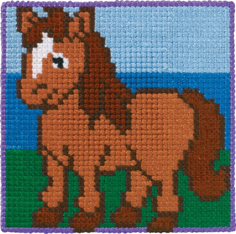 Hest - Kits for kids 25x25 cm