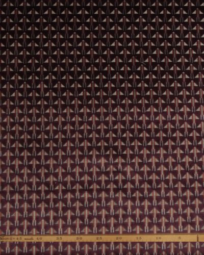 Bordeaux/rust/grå mønster - Møbelstof 7 Bordeaux/rust/grå mønster - Møbelstof