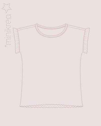 Easy T-shirt, str. 2 - 14 år - Minikrea 122