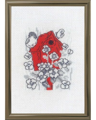 Fuglehus - 15 x 10 cm