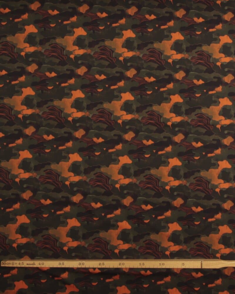 Camouflage, army/orange - Jersey