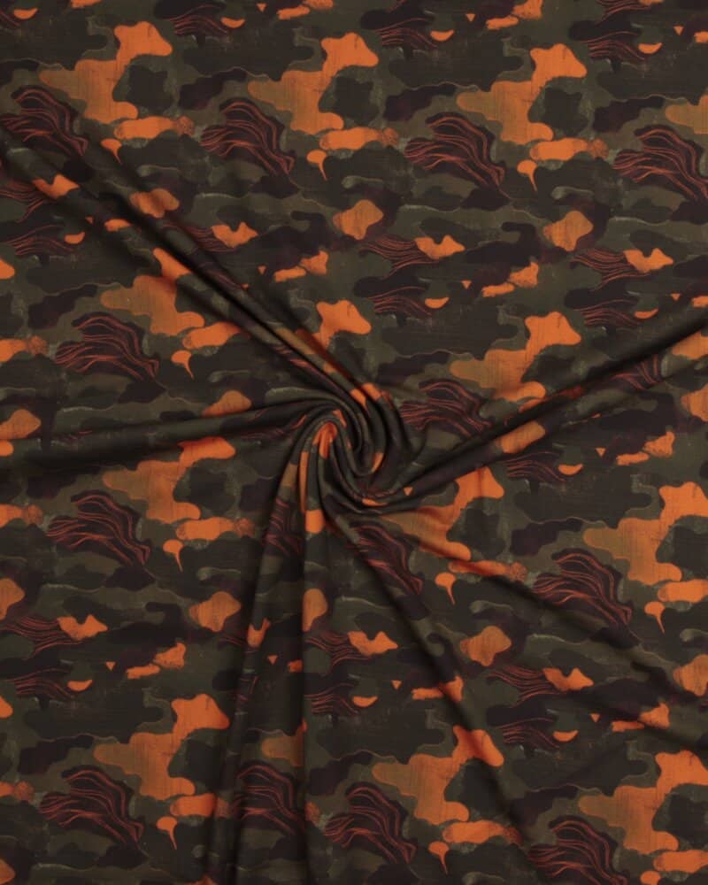 Camouflage, army/orange - Jersey - Ukendt