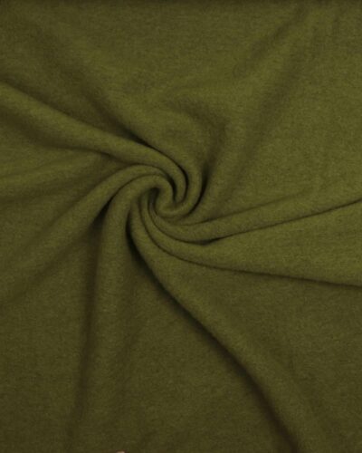 Olivengrøn - Uld/polyester