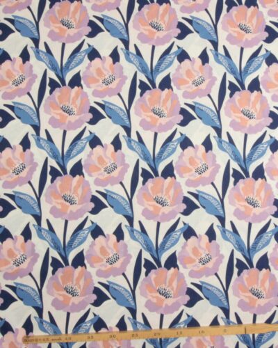 Blomster - Hør/viskose