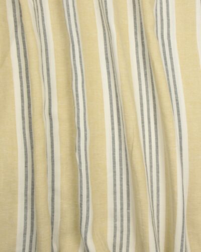 Offwhite/blå/lys gulgrøn striber, m. tyngdebånd - 310 cm høj