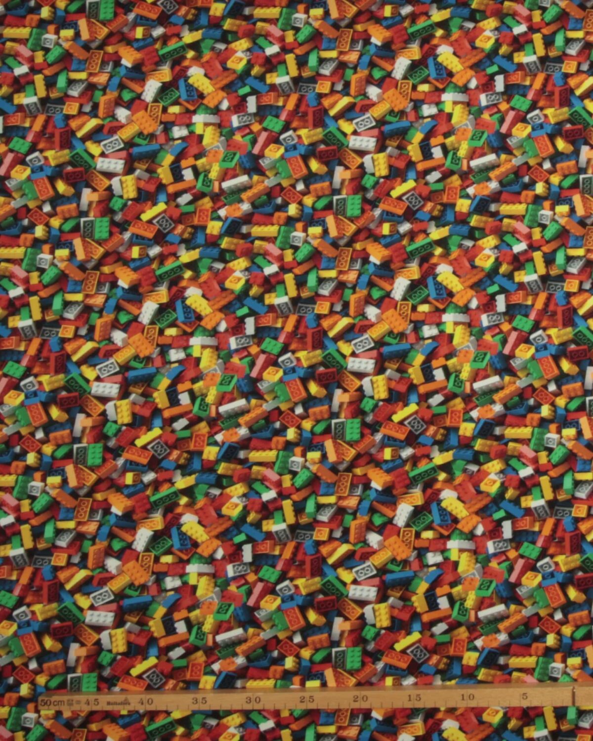 Legoklodser - French Terry - Billede 3