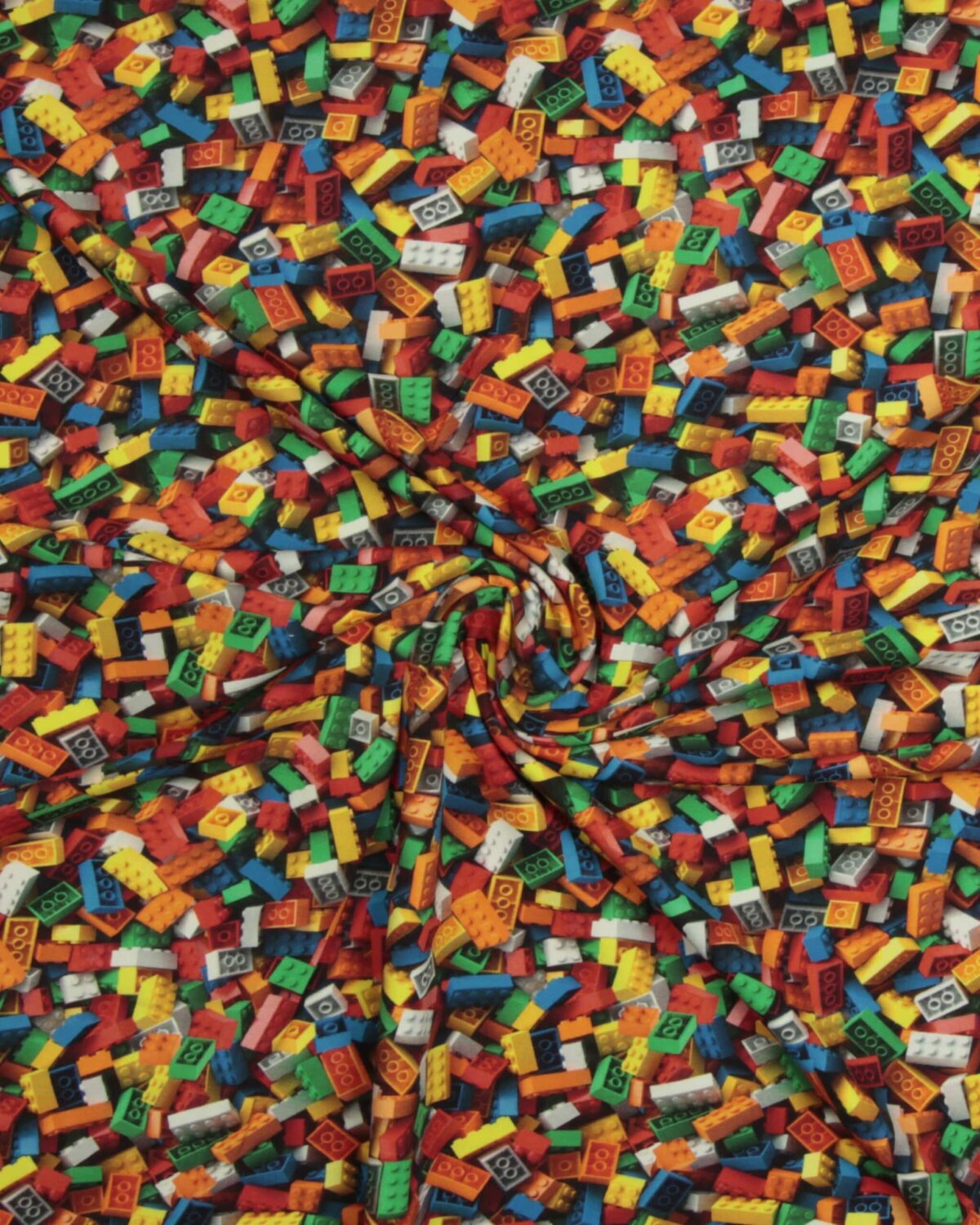 Legoklodser - French Terry - Billede 2