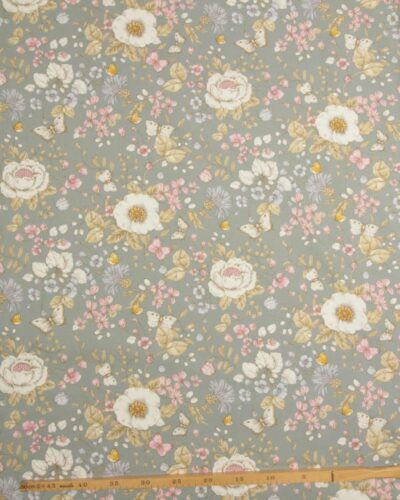 Grå med blomster - Boligtekstil 7 Grå med blomster - Boligtekstil