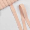 Strop elastik m. silikone, lys laksefarvet - 12 mm